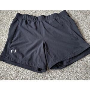 Under Armour Mens Fitted Heat Gear Qualifier Speed Pocket Running Shorts Size XL